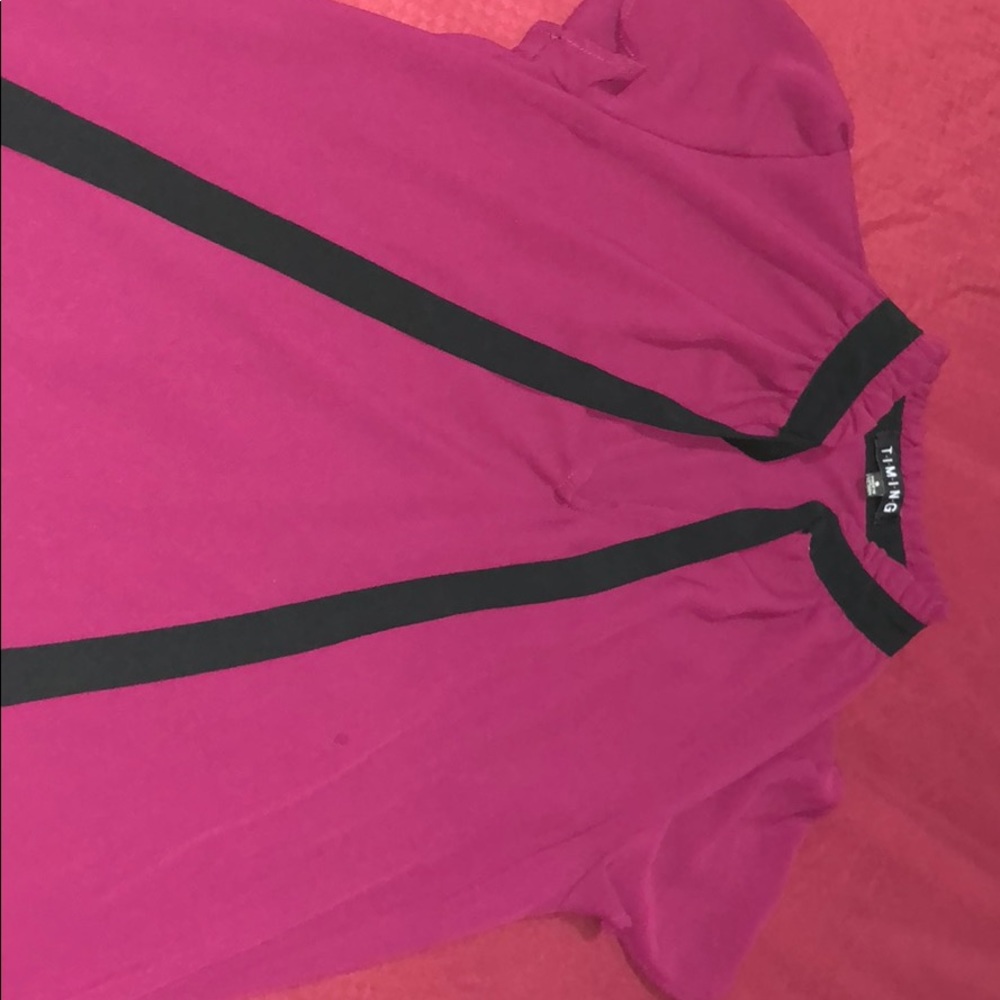 Women’s burgundy shirt